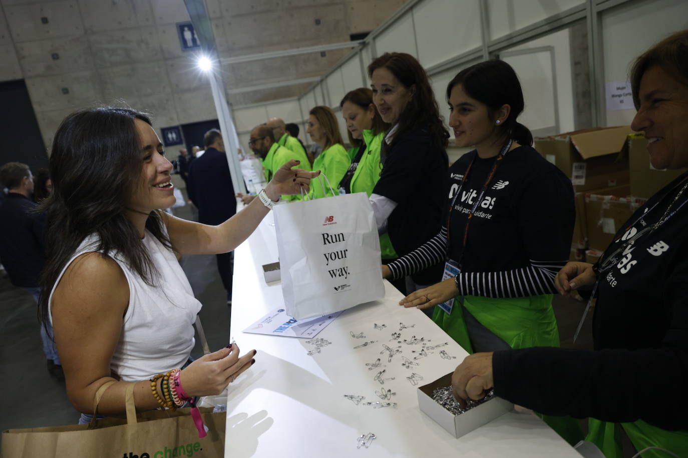 La feria del corredor se llena a pocas horas del Maratón de Valencia