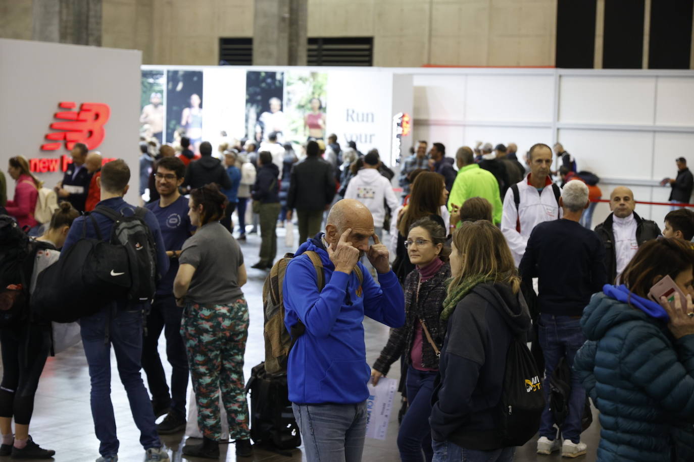 La feria del corredor se llena a pocas horas del Maratón de Valencia