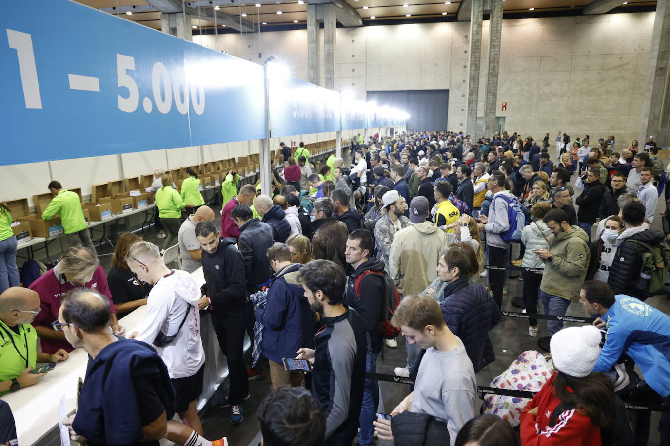 La feria del corredor se llena a pocas horas del Maratón de Valencia