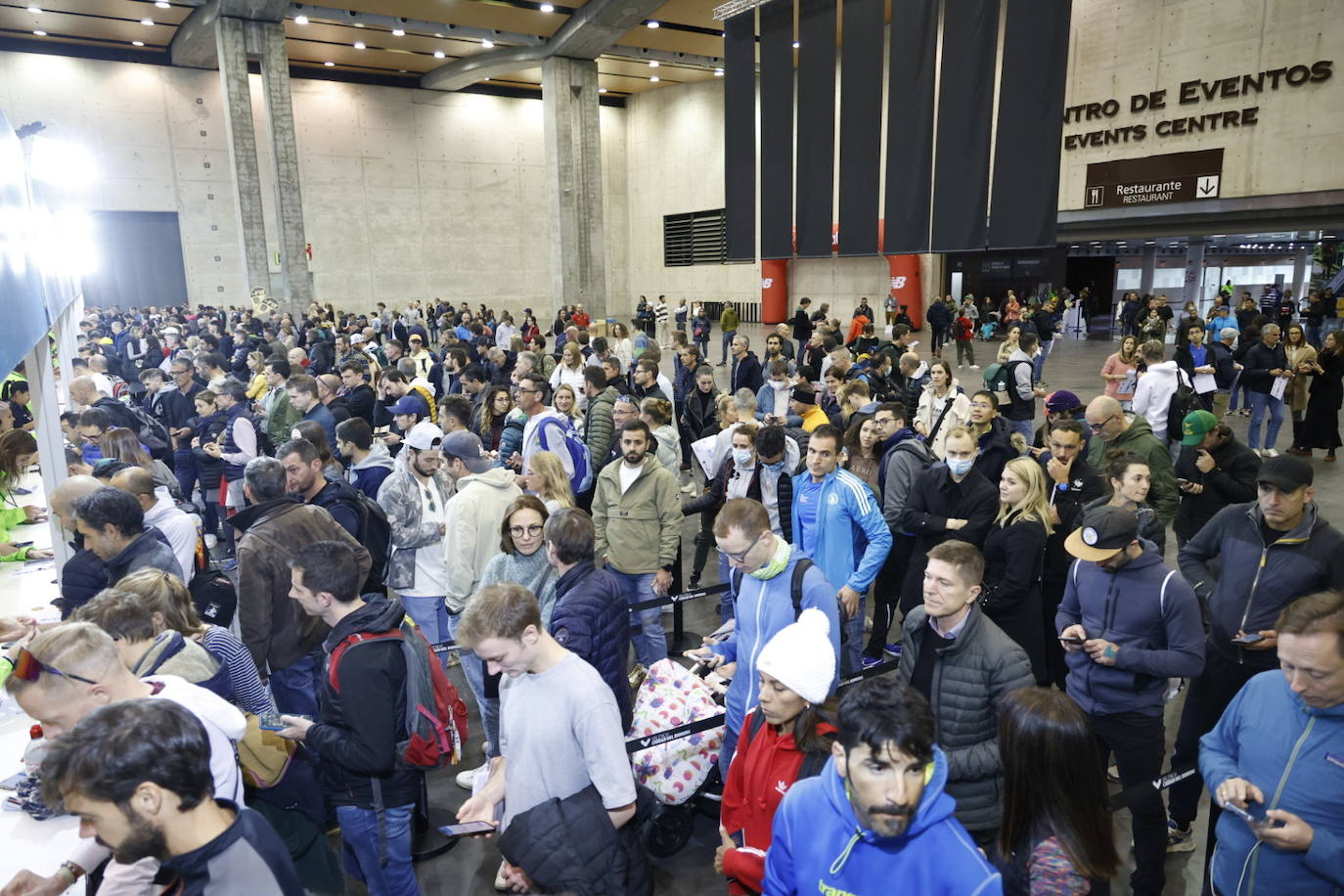 La feria del corredor se llena a pocas horas del Maratón de Valencia