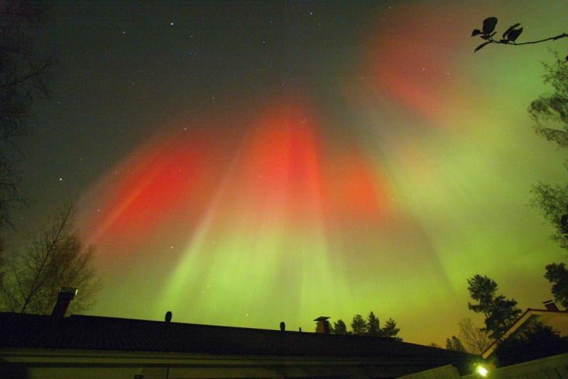 Una aurora boreal, en una imagen de archivo.