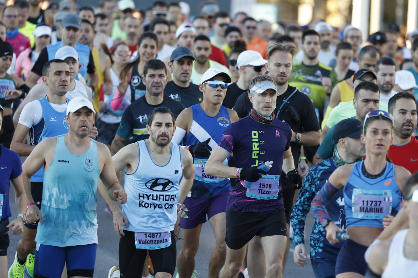 Las fotos más espectaculares del Maratón de Valencia 2023