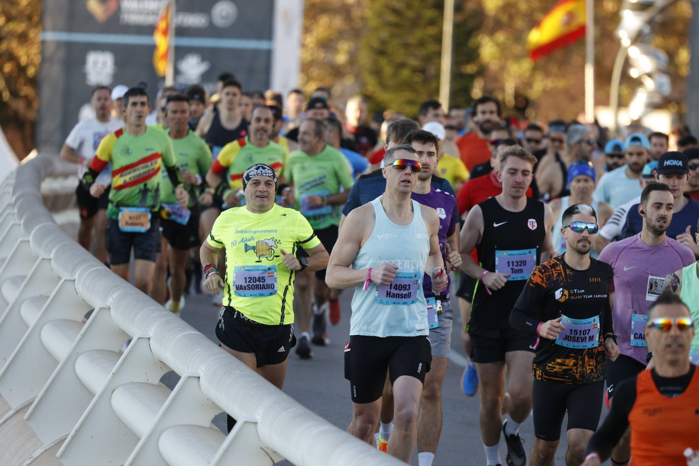 Las fotos más espectaculares del Maratón de Valencia 2023