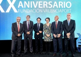 Rafael del Moral, Aurelio Martínez, Antonio Torregrosa, Mar Chao, Rafael Aznar y Leandro García.