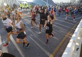 Participantes del Maratón de Valencia el pasado 3 de diciembre.