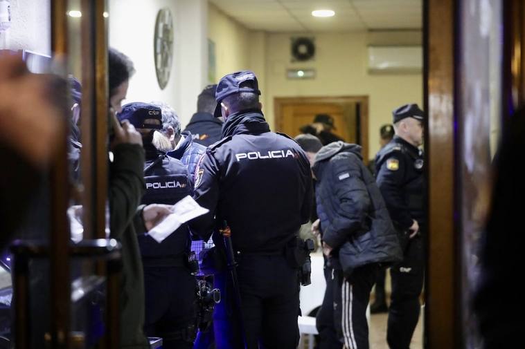 Redada policial en el barrio de Orriols de Valencia