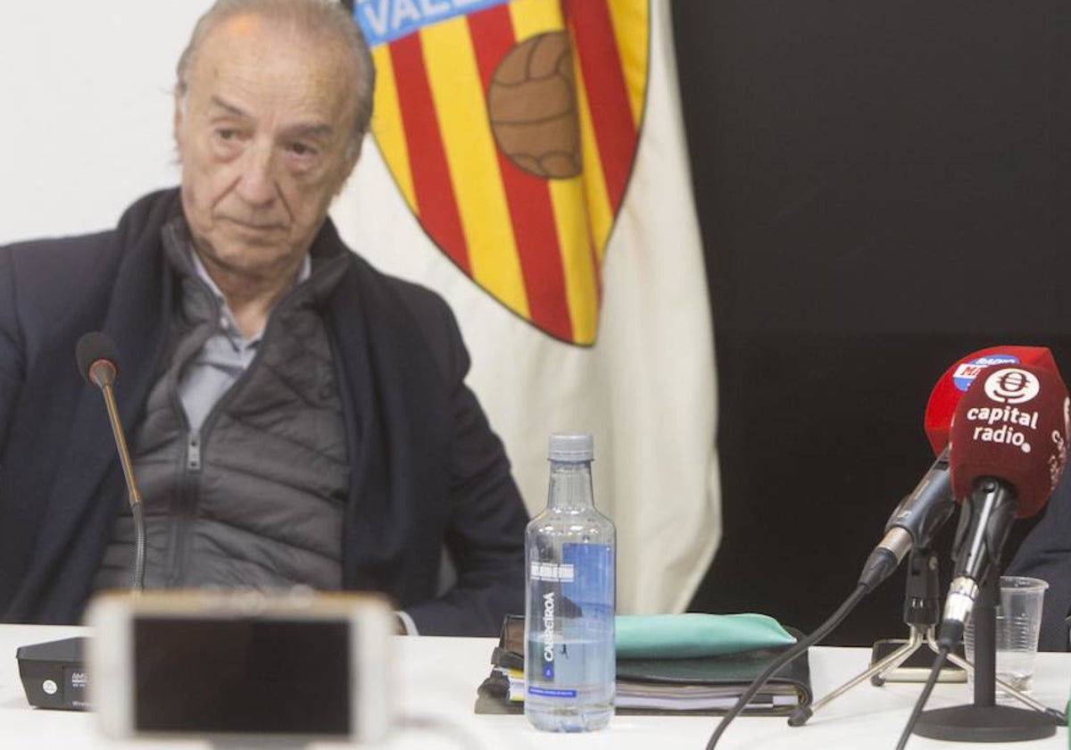 Juan Martín Queralt, el día de la presentación del proyecto.