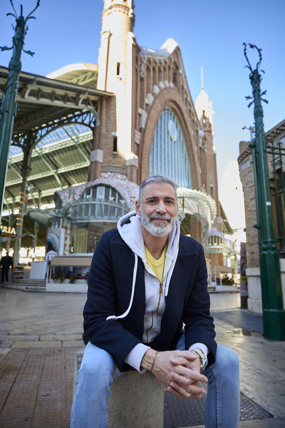 Maximiliano Rese, en el Mercado de Colón.