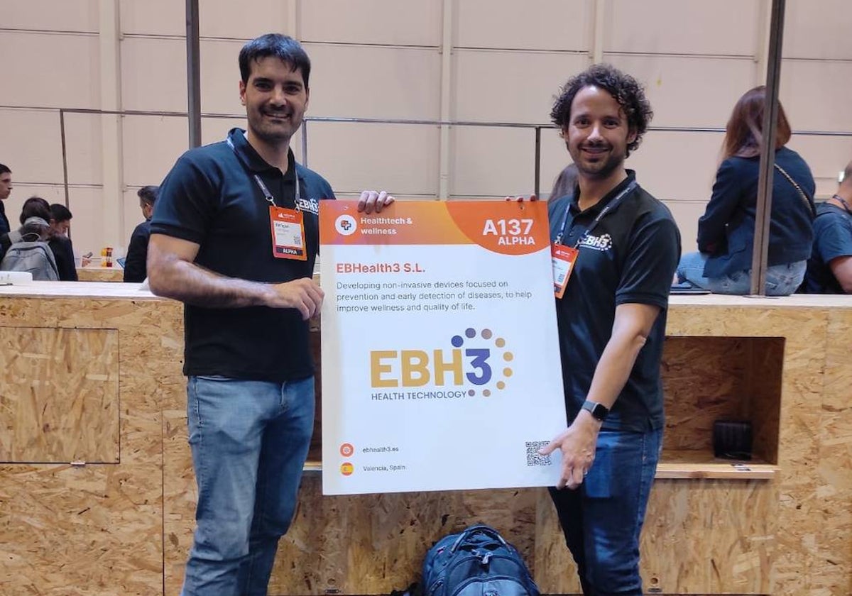 Enrique Juan Aguilar y Pablo Gonzálvez, cofundadores de EBHealth3.