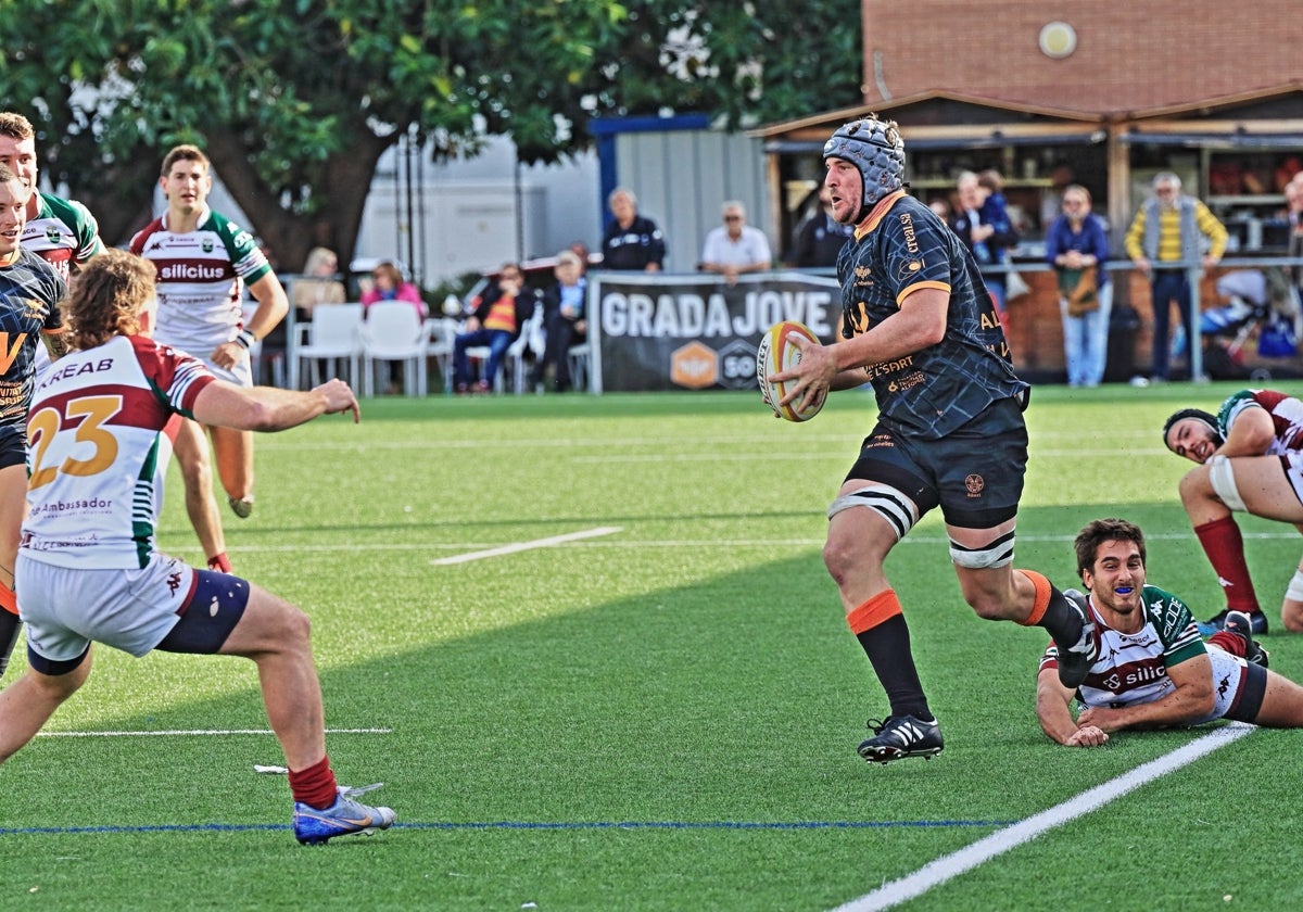 Primera y ajustada derrota en casa de Les Abelles ante el Sicilius Alcobendas Rugby