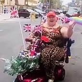 La actriz Itziar Castro en uno de los momentos del rodaje en Benidorm.