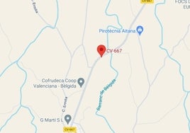 Lugar donde se ha producido el incendio.