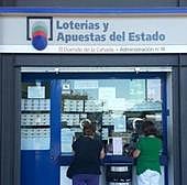 Ventanilla de administración de Loterías y Apuestas del Estado.