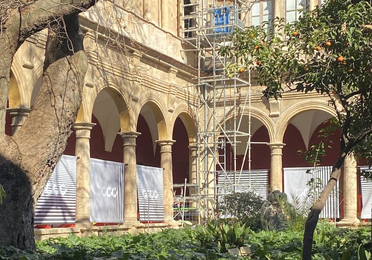 Las obras del Centro del Carmen que se iniciaron el pasado mes de marzo.