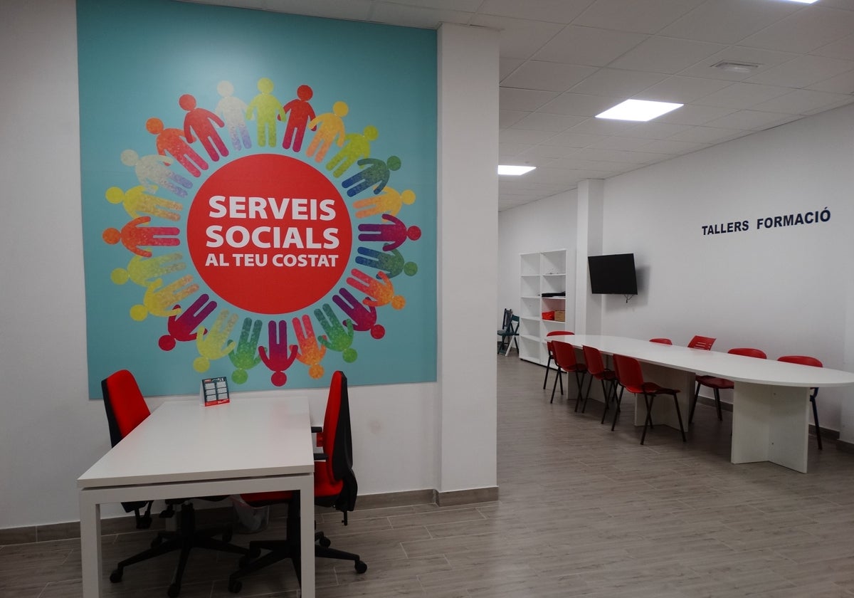 Instalaciones de los Servicios Sociales de Xàtiva.