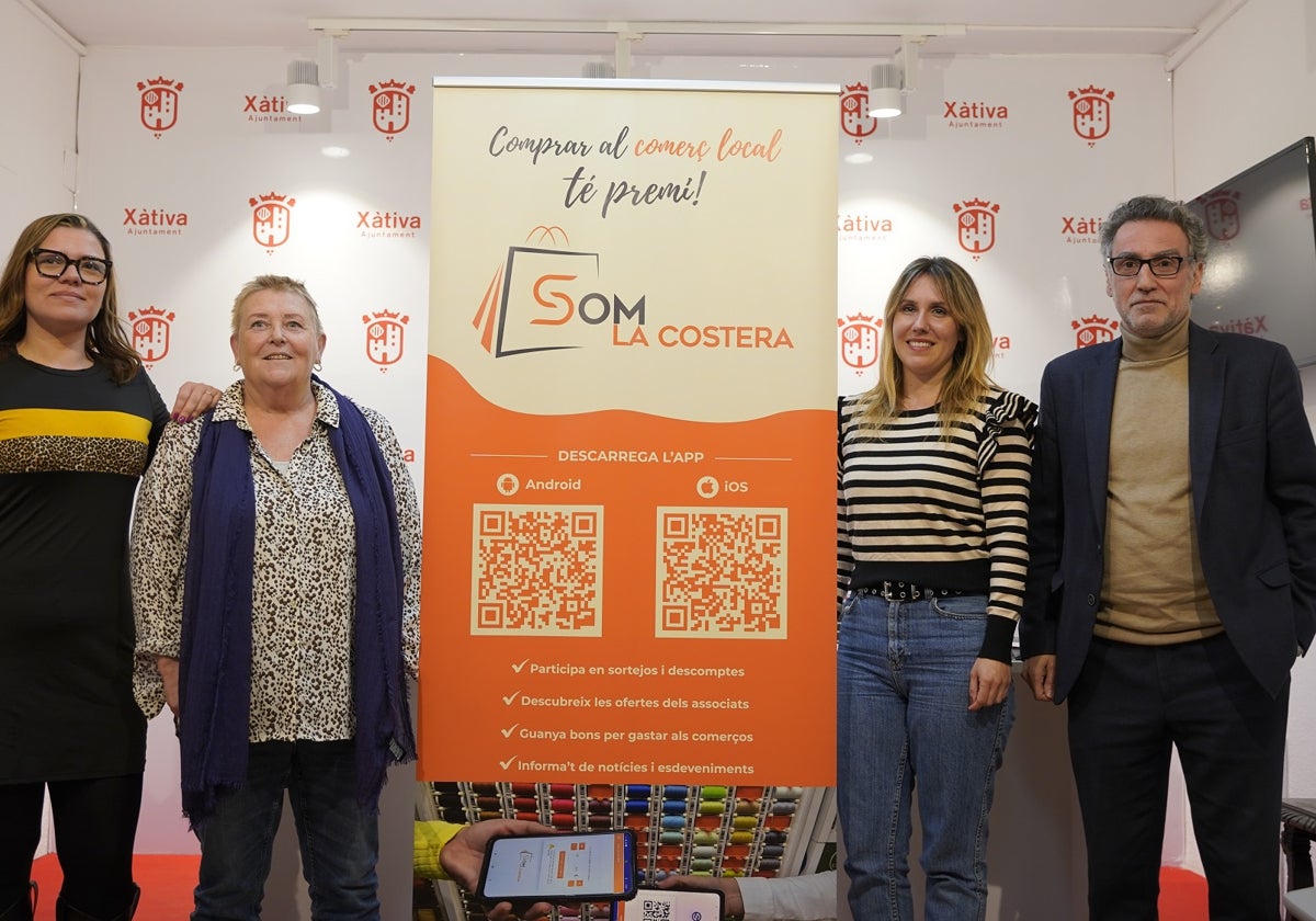 Presentación aplicación de la asociación de comerciantes de Xàtiva.