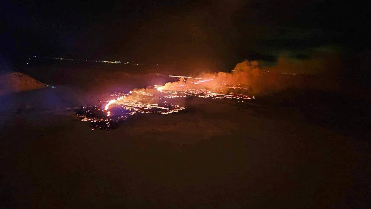 Las impactantes imágenes del volcán de Islandia