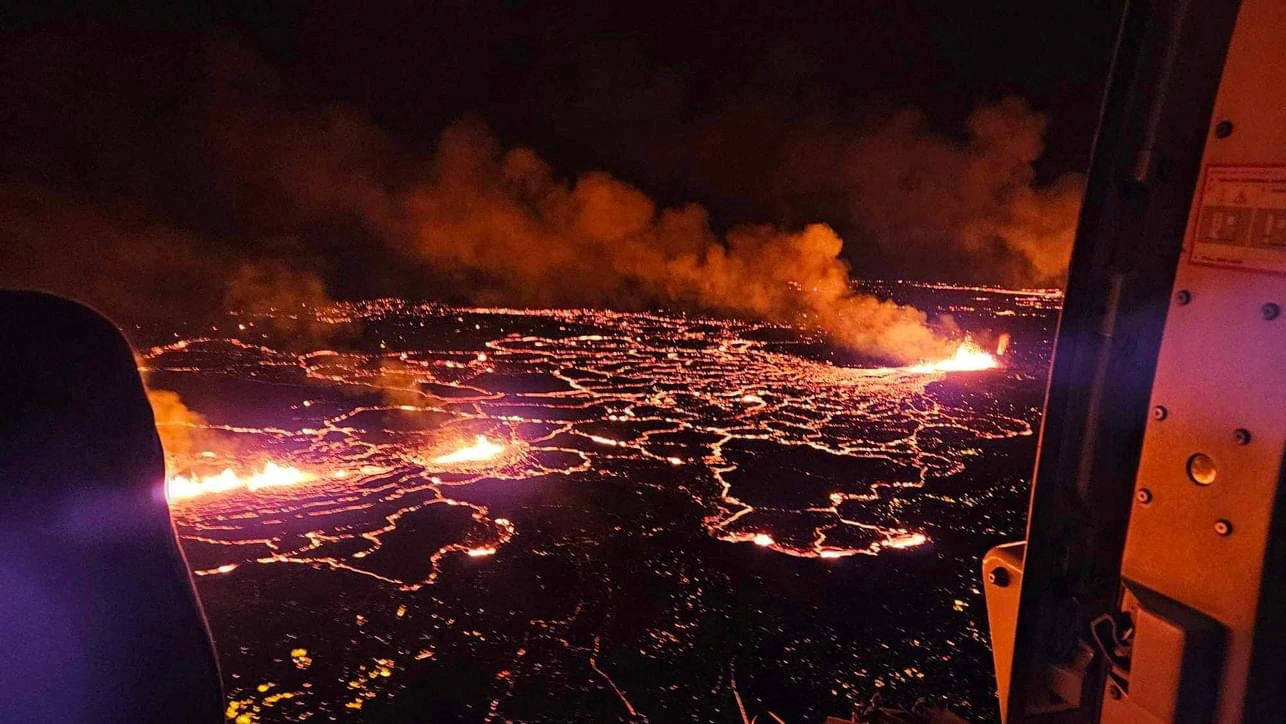 Las impactantes imágenes del volcán de Islandia