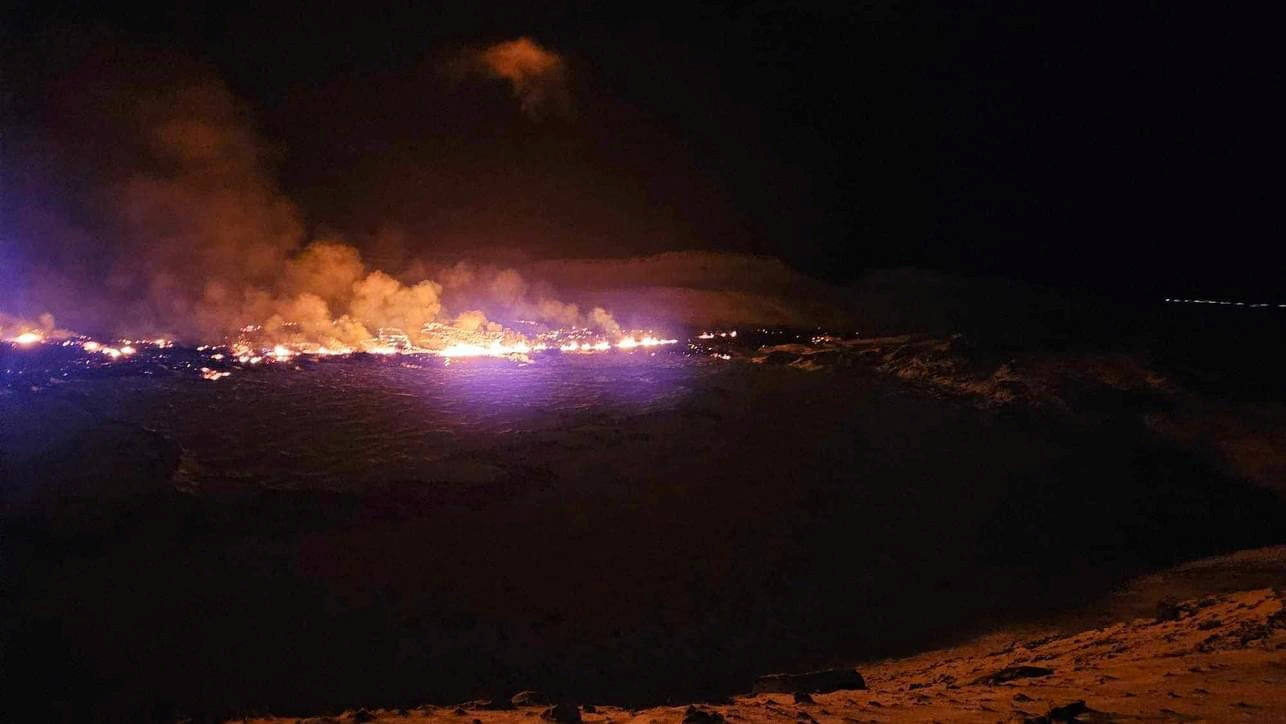 Las impactantes imágenes del volcán de Islandia