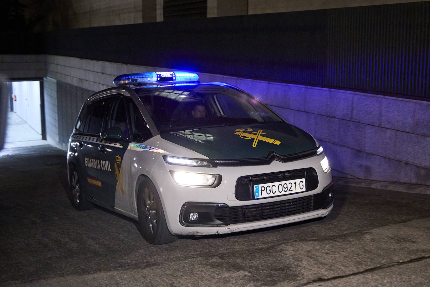 Un coche de la Guardia Civil en una imagen de archivo.