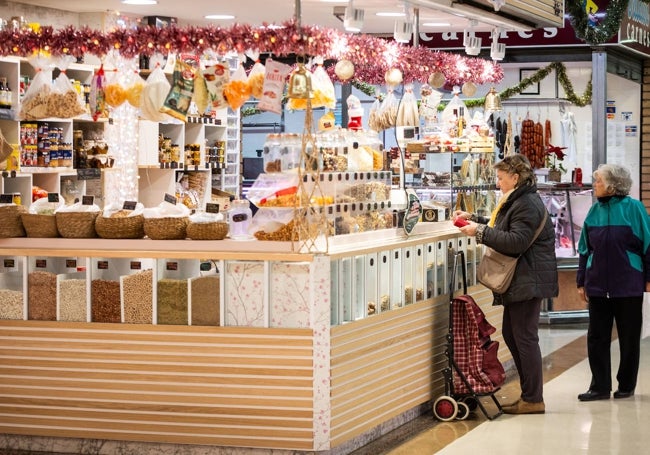 Parada en el mercado de Benicalap.