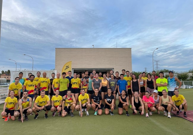 Equipo de la Sección Deportiva de la Universidad Politécnica de Valencia.