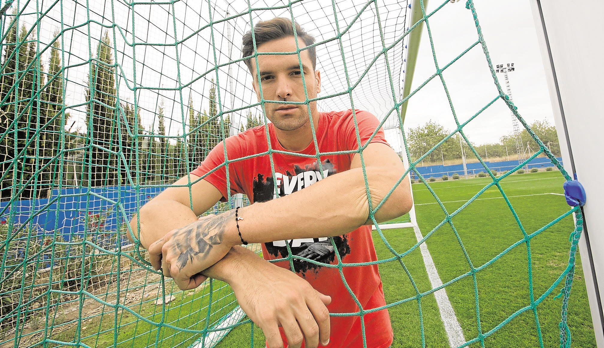 'Toño', en la Ciudad Deportiva del Levante durante su etapa en el equipo valenciano.