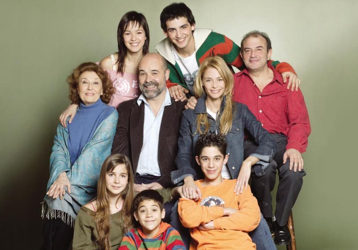 La serie 'Los Serrano' permanedió durante cinco años en antena.