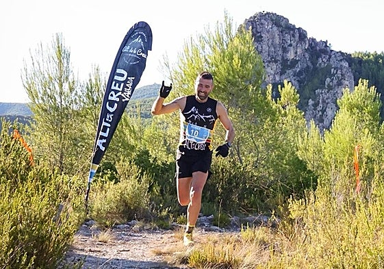 Un participante del TRAMUVA en una edición anterior de la carrera.