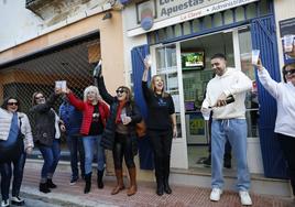 Imágenes del día de la Lotería de Navidad en la Comunitat