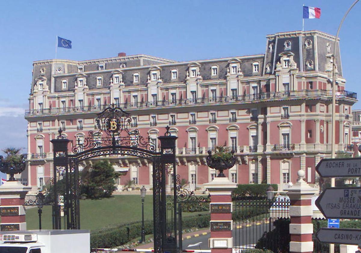 El Hôtel du Palais, en Biarritz.