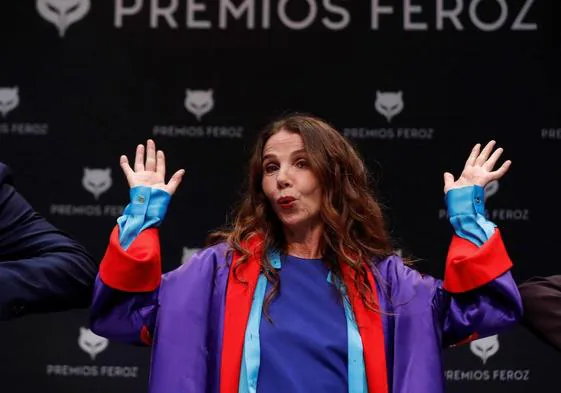 La actriz Victoria Abril durante los Premios Feroz de Honor 2021.