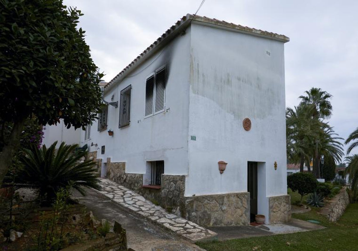 Vivienda en la que han sido hallados los ancianos fallecidos.