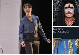 Vicky Luengo, protagoniza ''Prima facie', en la Rambleta. A la derecha, el músico Rodrigo Cuevas y la portada de 'El holandés', de Elisa Ferrer.