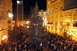 Celebración Nochevieja en la Puerta del Sol. Imagen de archivo.