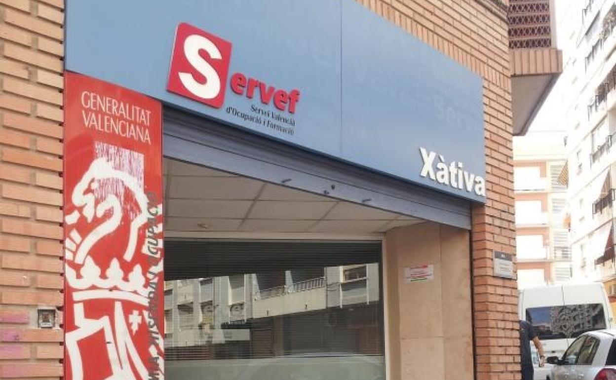 Oficina del Servef en Xàtiva. 