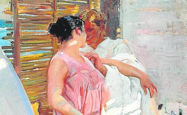 'La bata rosa' es una pintura de la que el autor dijo que era «de lo mejor que he hecho en mi vida». 