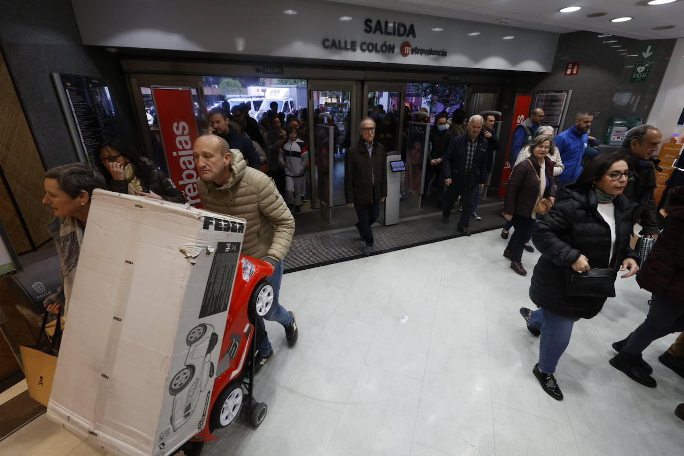 Las rebajas de enero han comenzado en Valencia. 