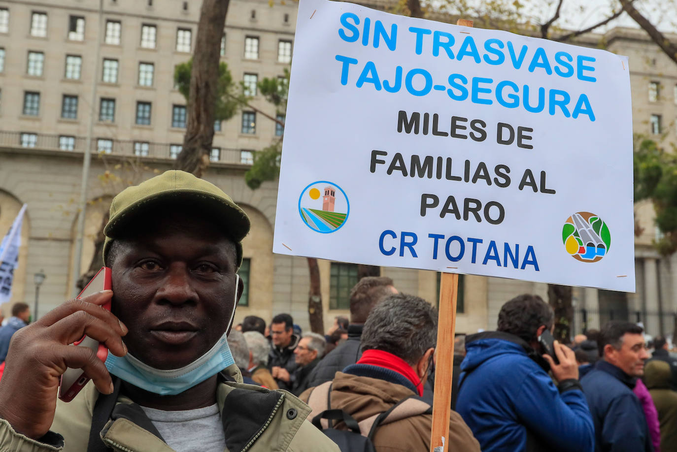 Fotos: Los regantes claman en Madrid en defensa del trasvase Tajo-Segura