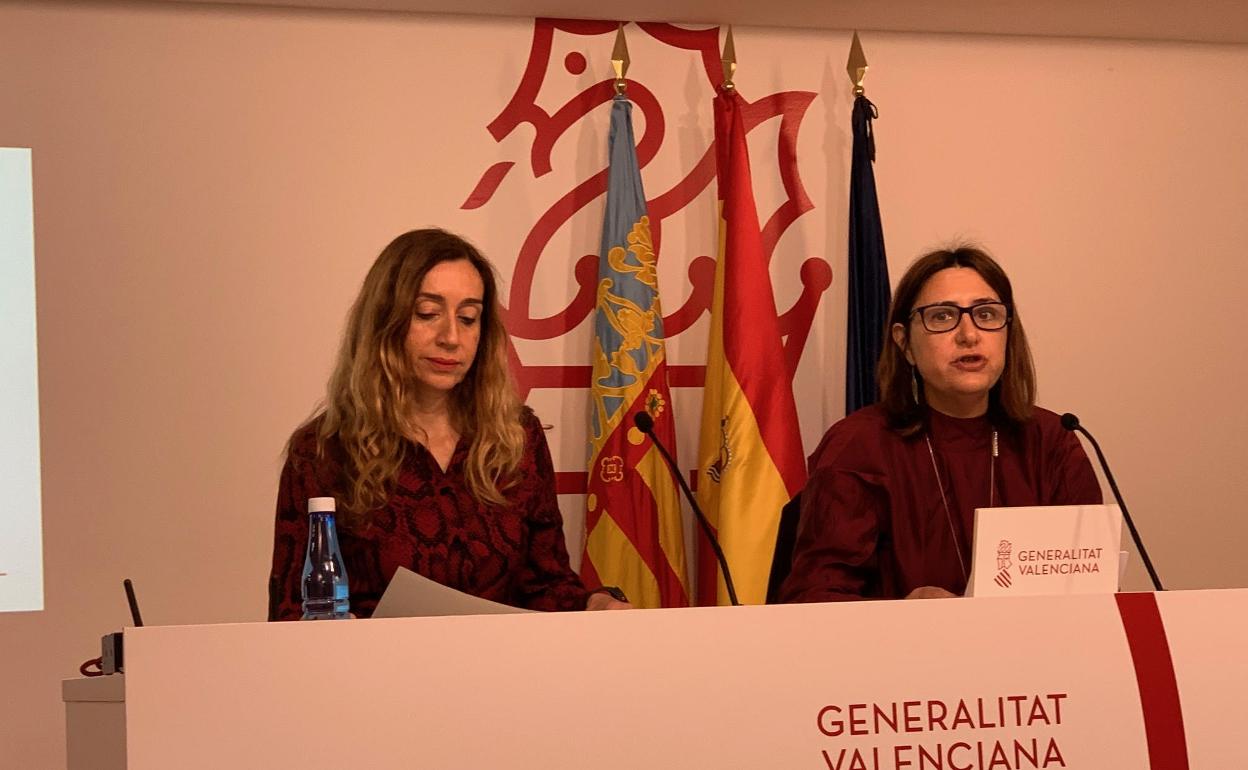 Isaura Navarro y Rosa Pérez Garijo. 