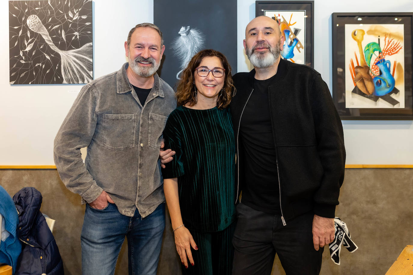 Javier Moreno, Anabel Navas y Francesc Llatas.