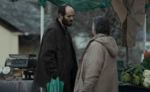 Diego Anido en una escena de 'As Bestas'.