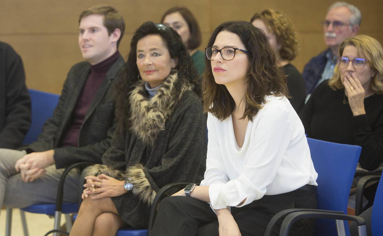 La vicepresidenta del Consell en un acto. 