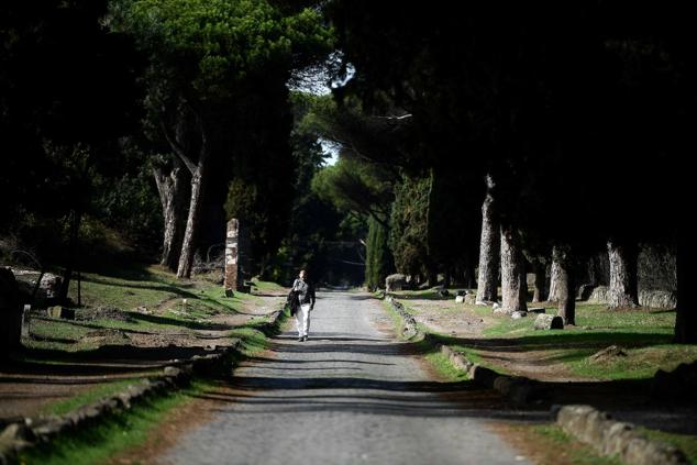 Fotos: Impresionante hallazgo en la Vía Apia de Roma