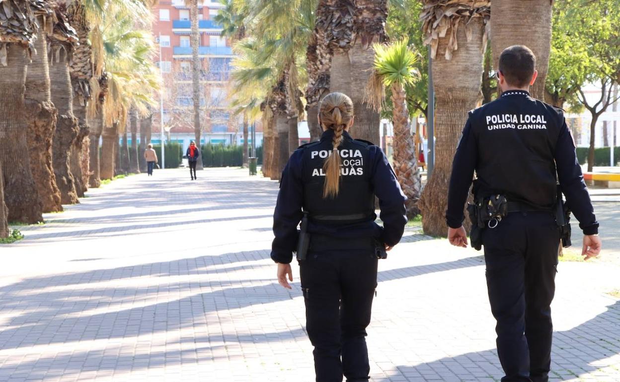 Una patrulla de la Policía Local. 