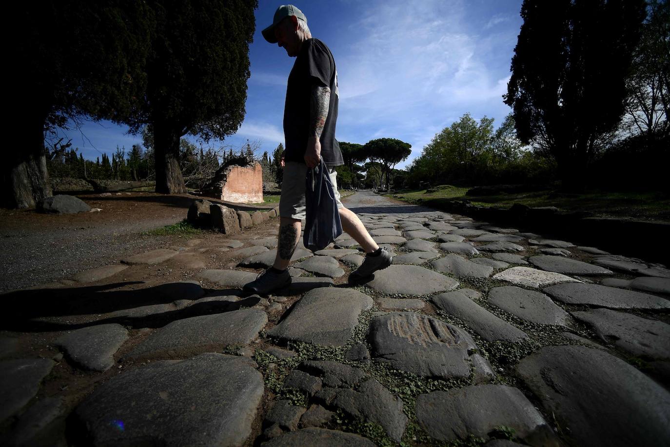 Fotos: Impresionante hallazgo en la Vía Apia de Roma