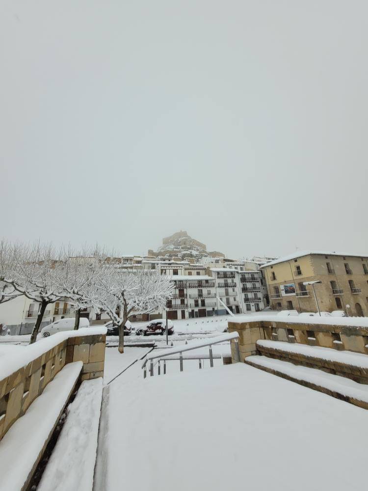 Nieve en Morella