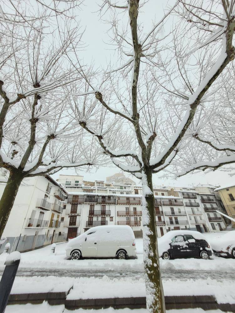 Nieve en Morella