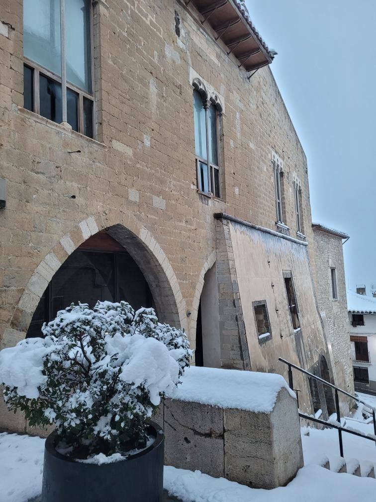 Nieve en Morella