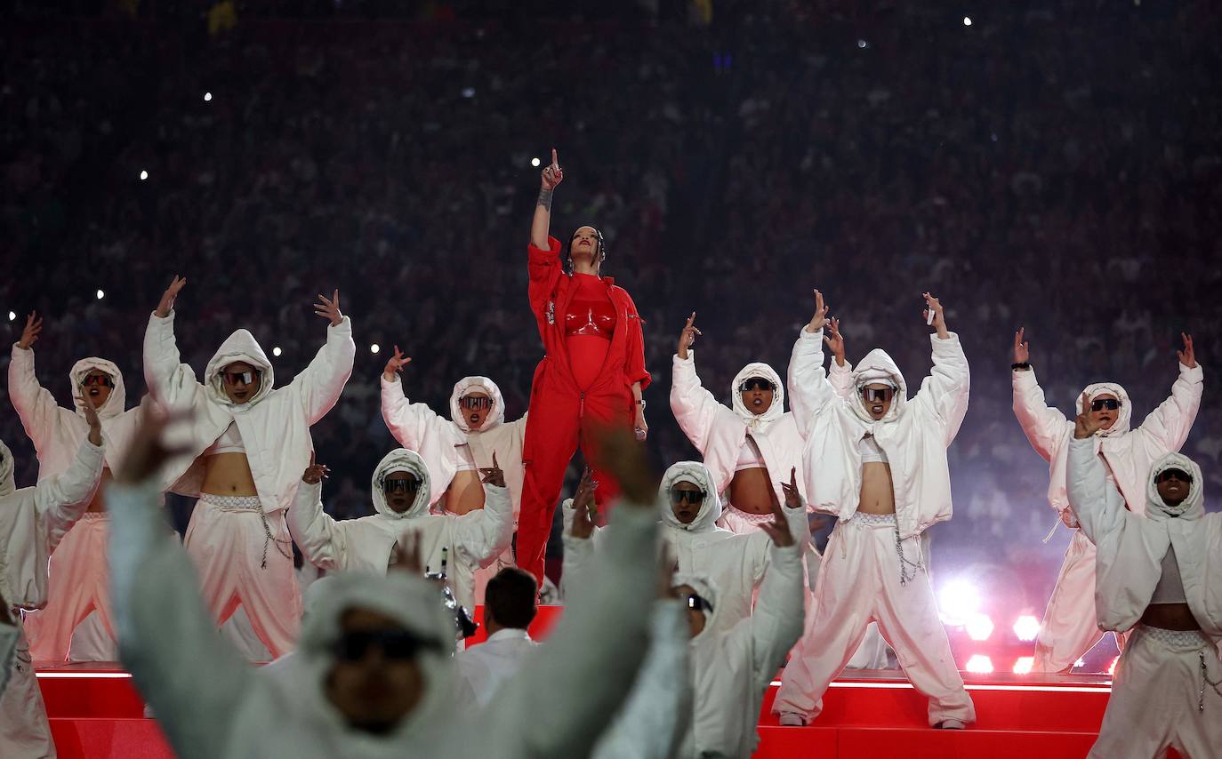 Fotos: Rihanna, reina en la Super Bowl